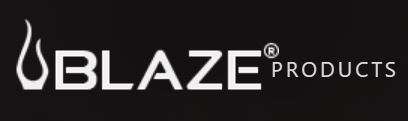 Blaze Products Logo - One of the BBQ brands that we offer installations for.